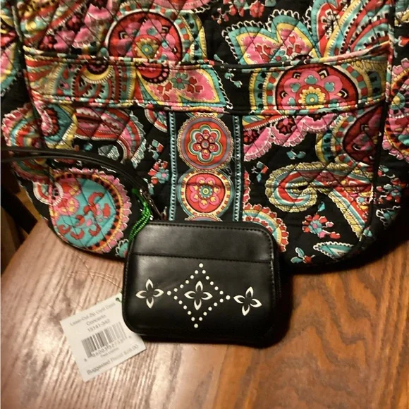 Wallet - Black with beads. - Picture 4 of 4